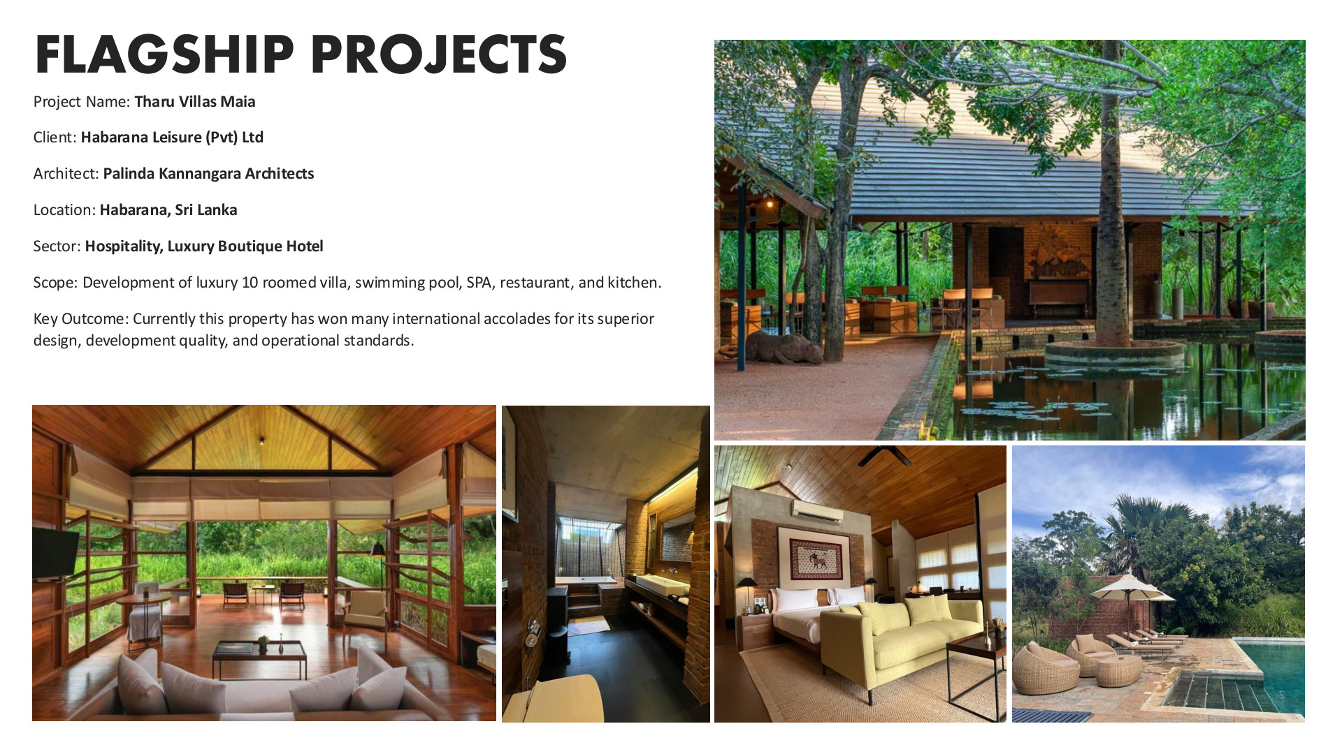 Tharu Villas Maia hospitality boutique hotel project